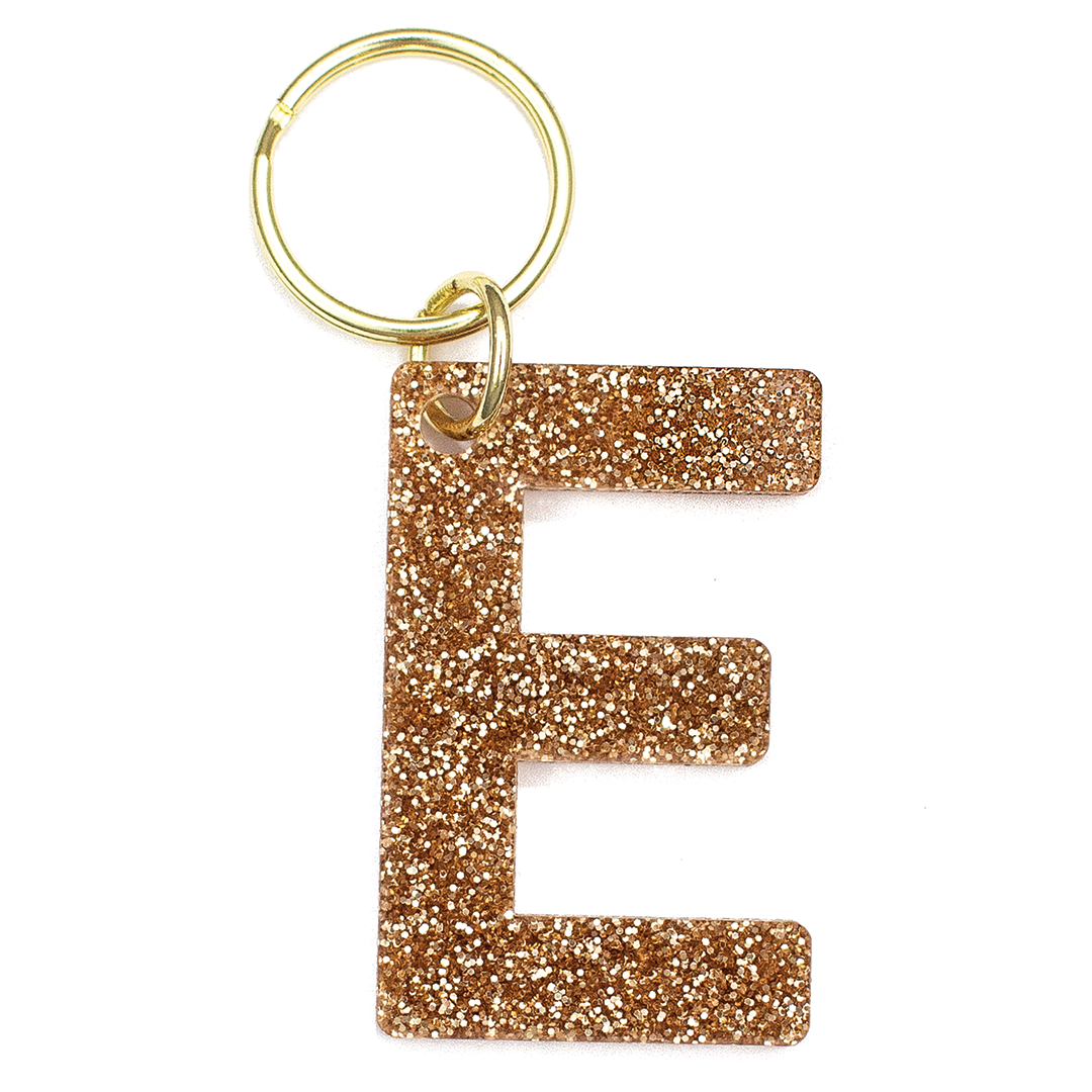 Glitter Letter Keychains - A-Z