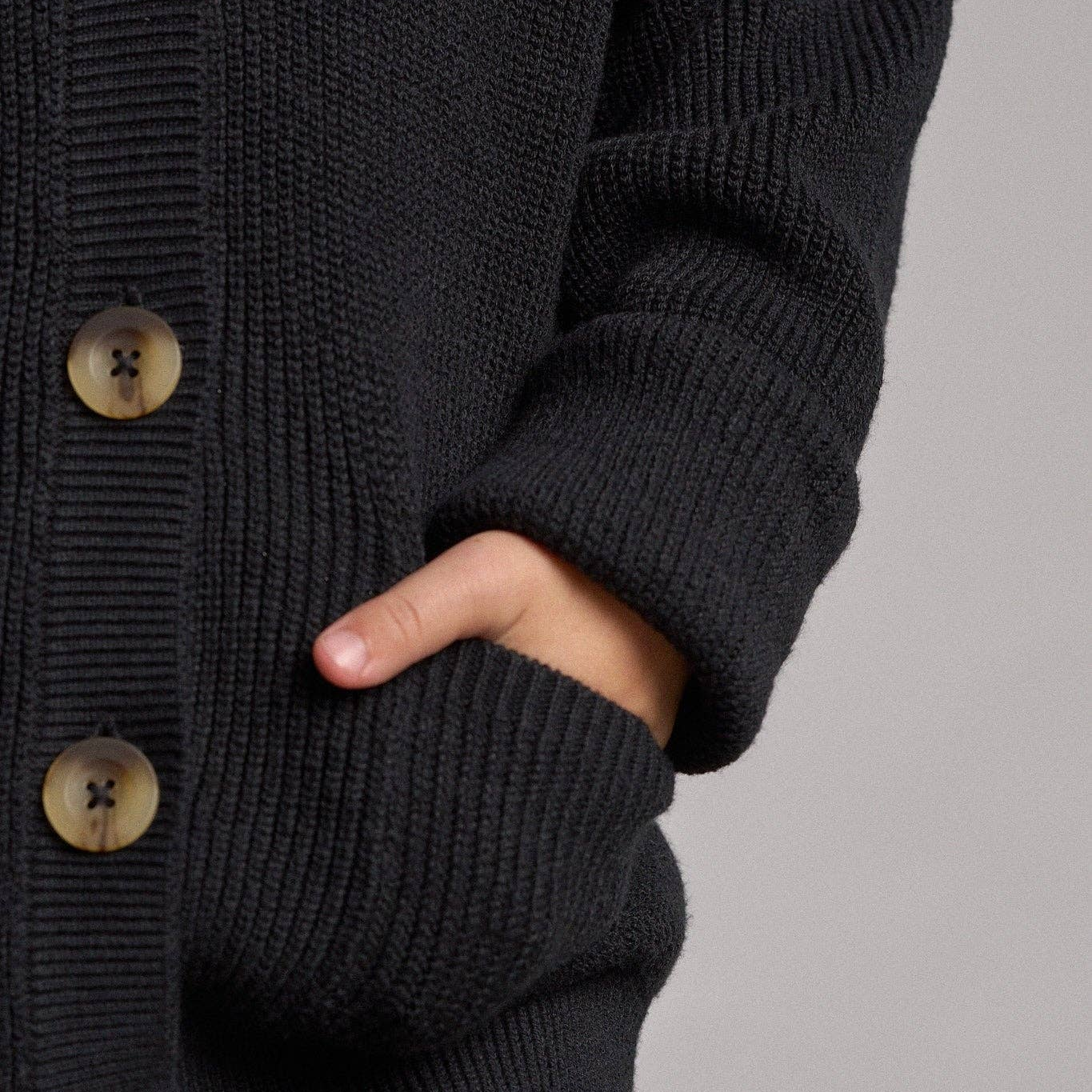 Knit Cardigan - Black