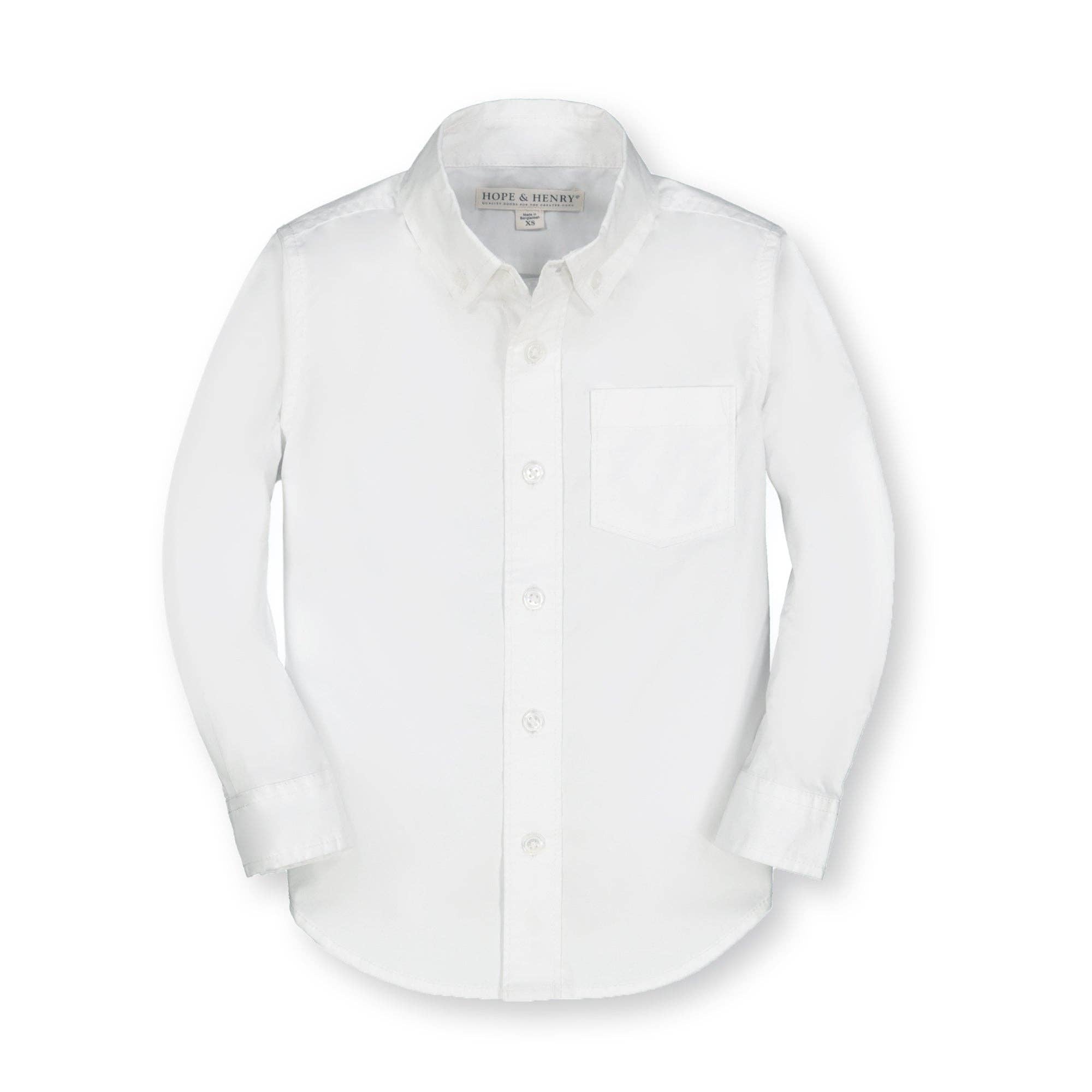 Stretch Poplin Organic Button Down Shirt