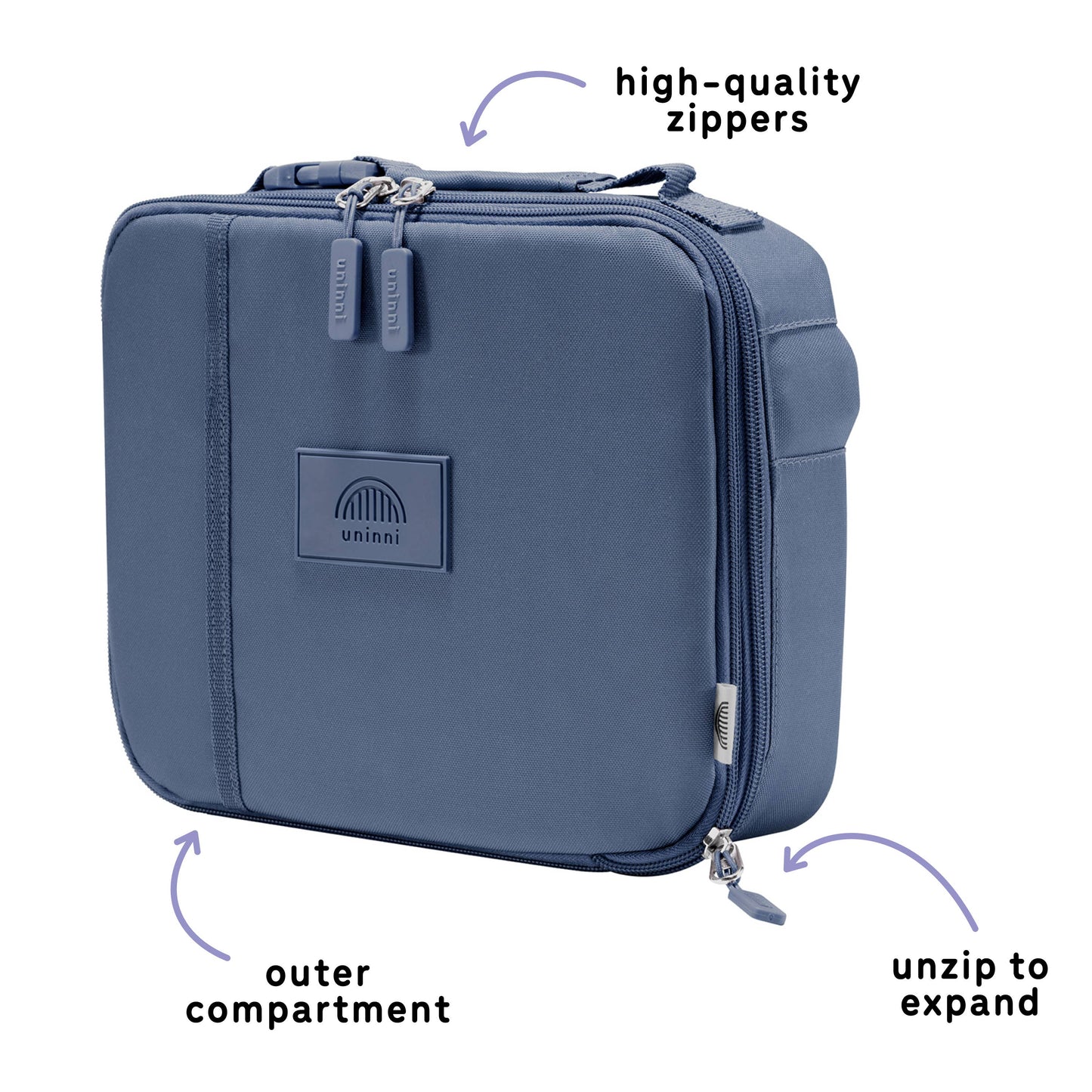 Navy Ellis Lunch Bag