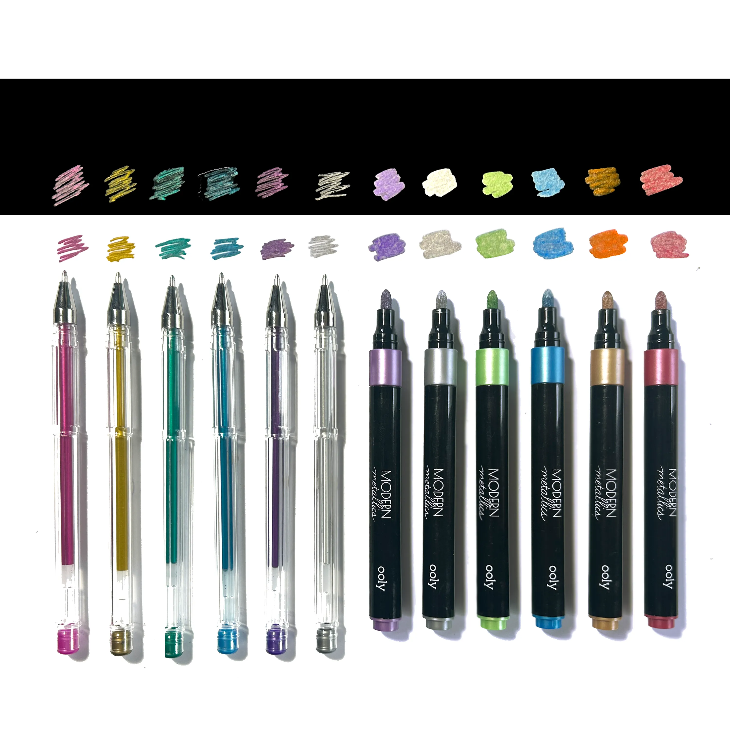 DIY Sketchbook Kit for Kids - Metallic Pens & Markers Art Set | OOLY