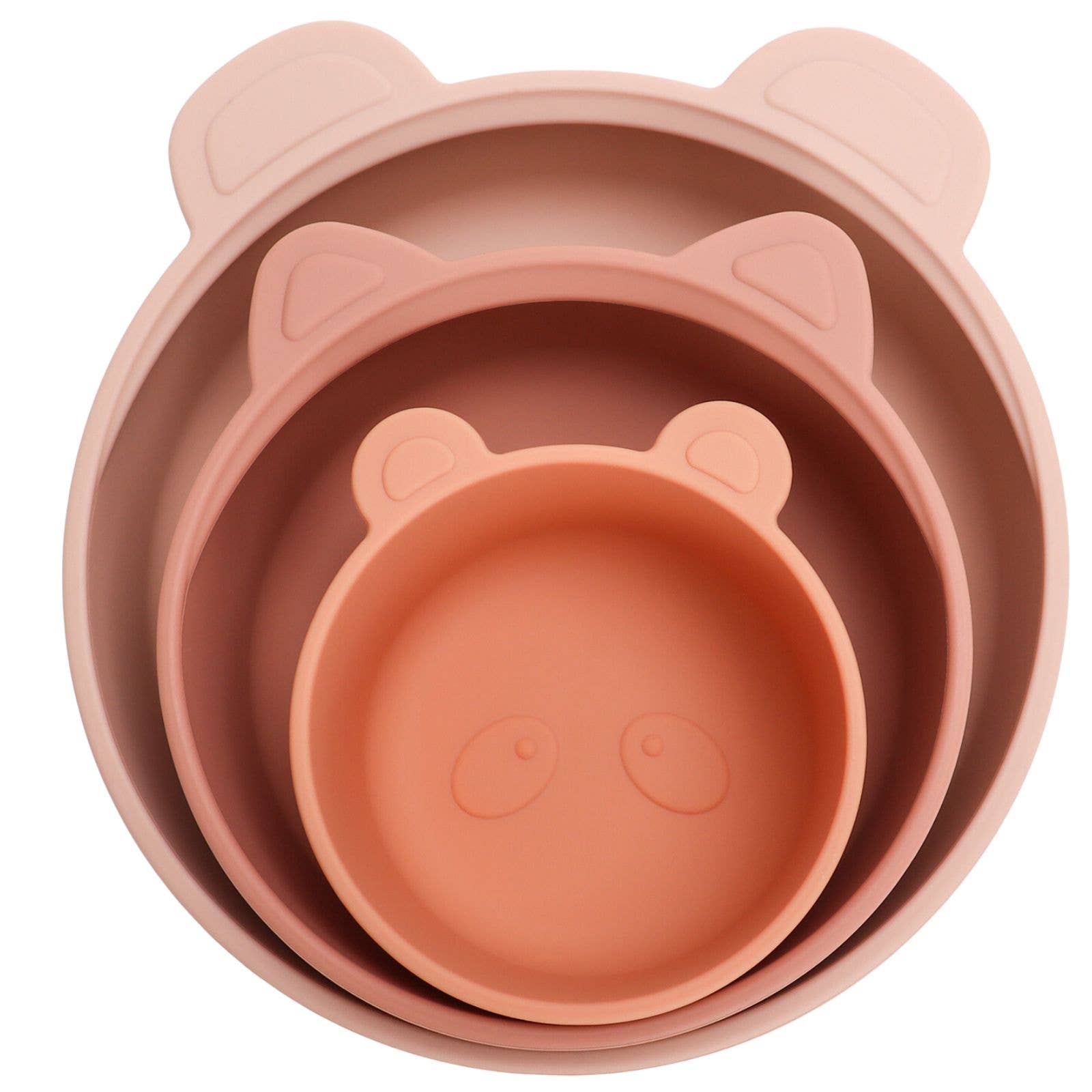 Terracotta Blush Stackable Snack Bowl Set