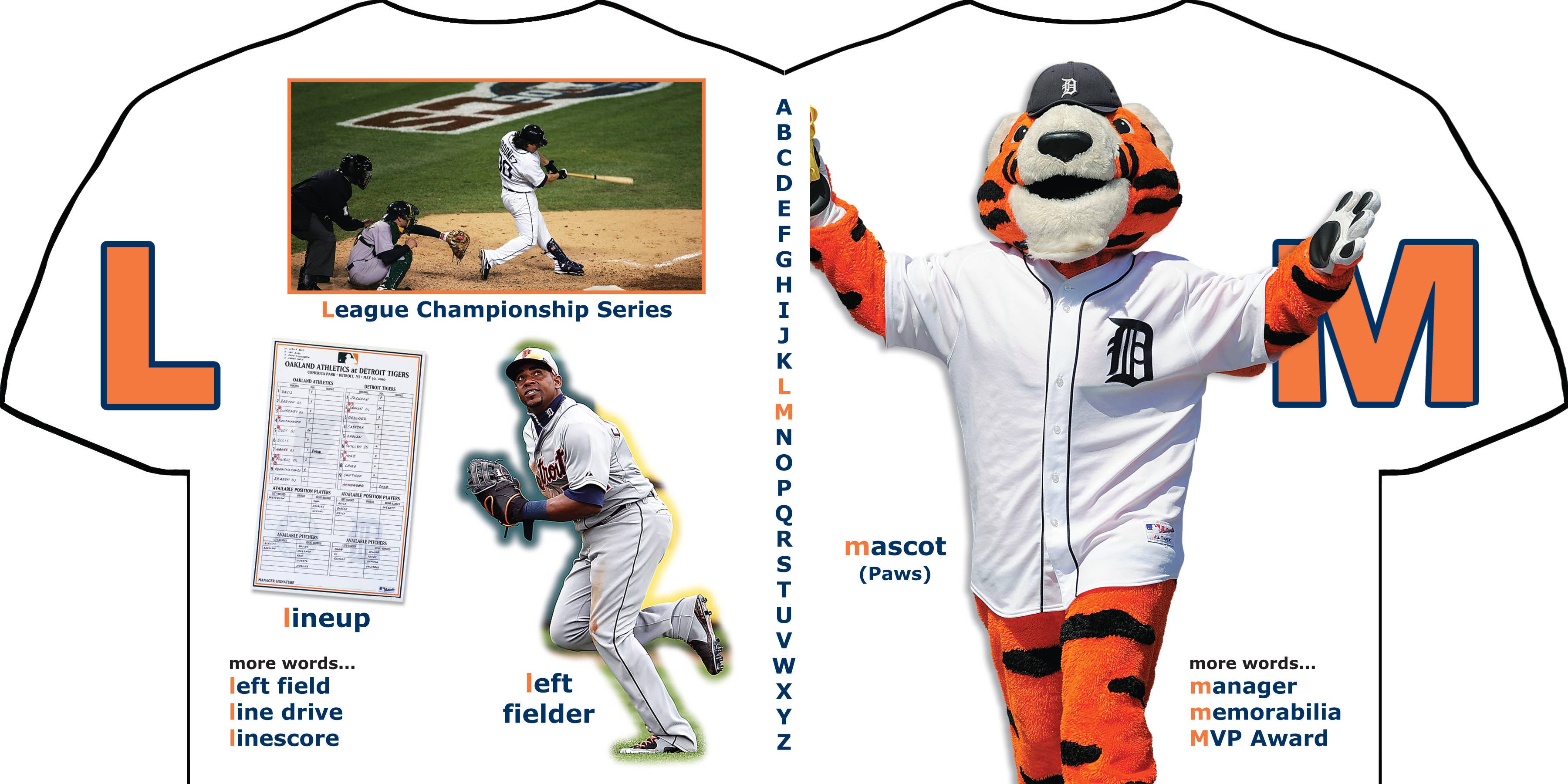 Detroit Tigers ABC - Kids' Book