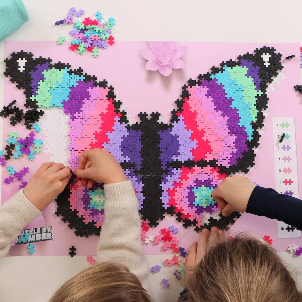 Butterfly Puzzle by Number