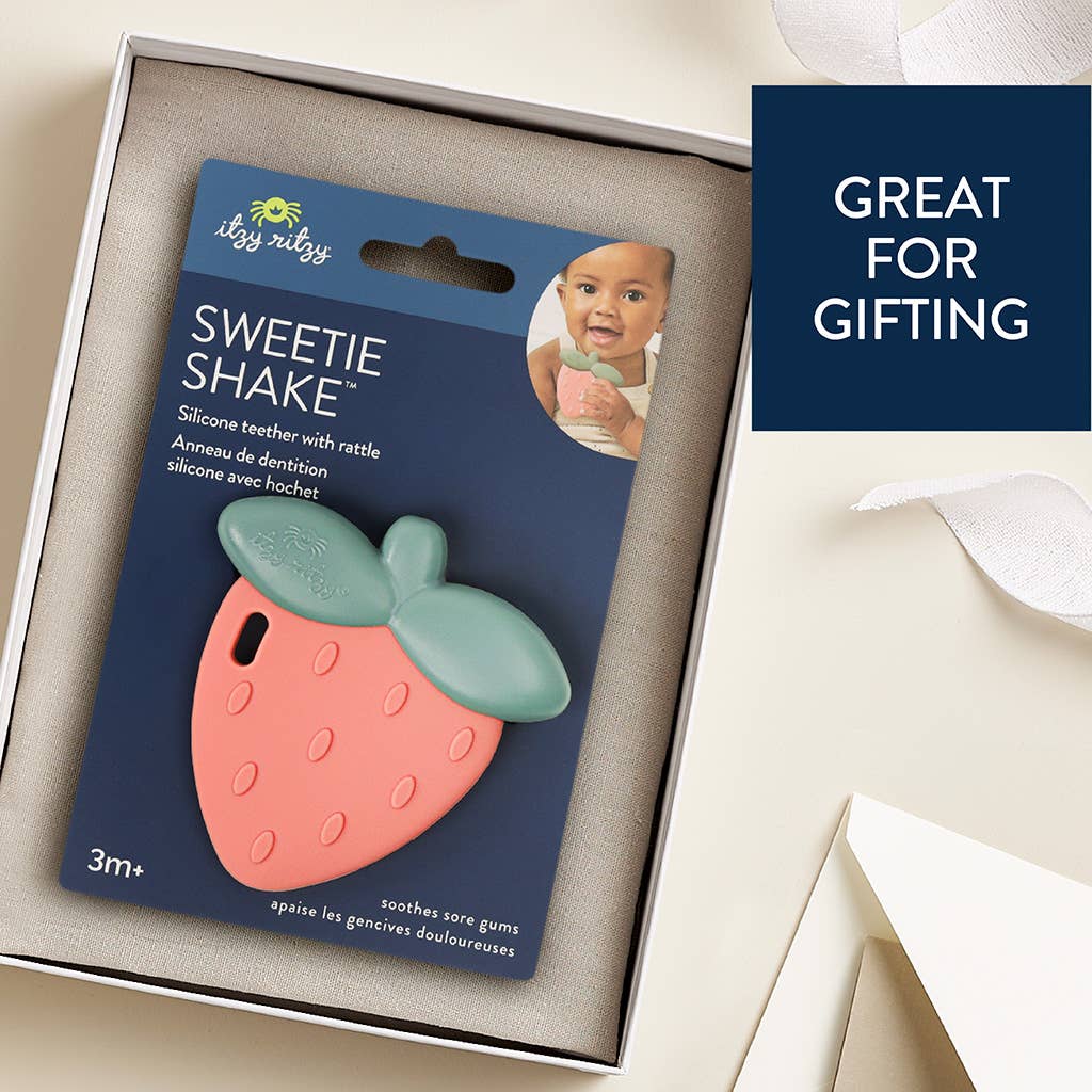 Strawberry Teething Rattle