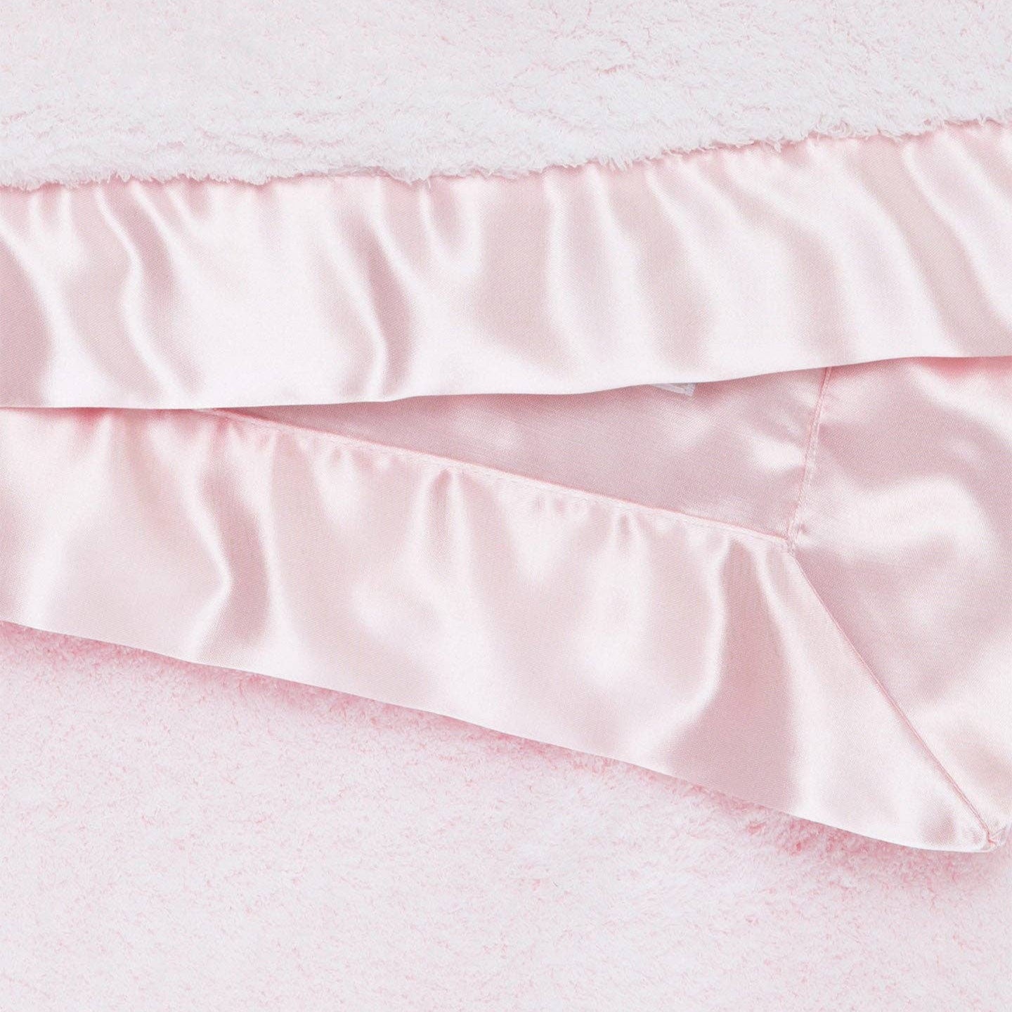 Pink Chenille Satin™ Baby Blanket