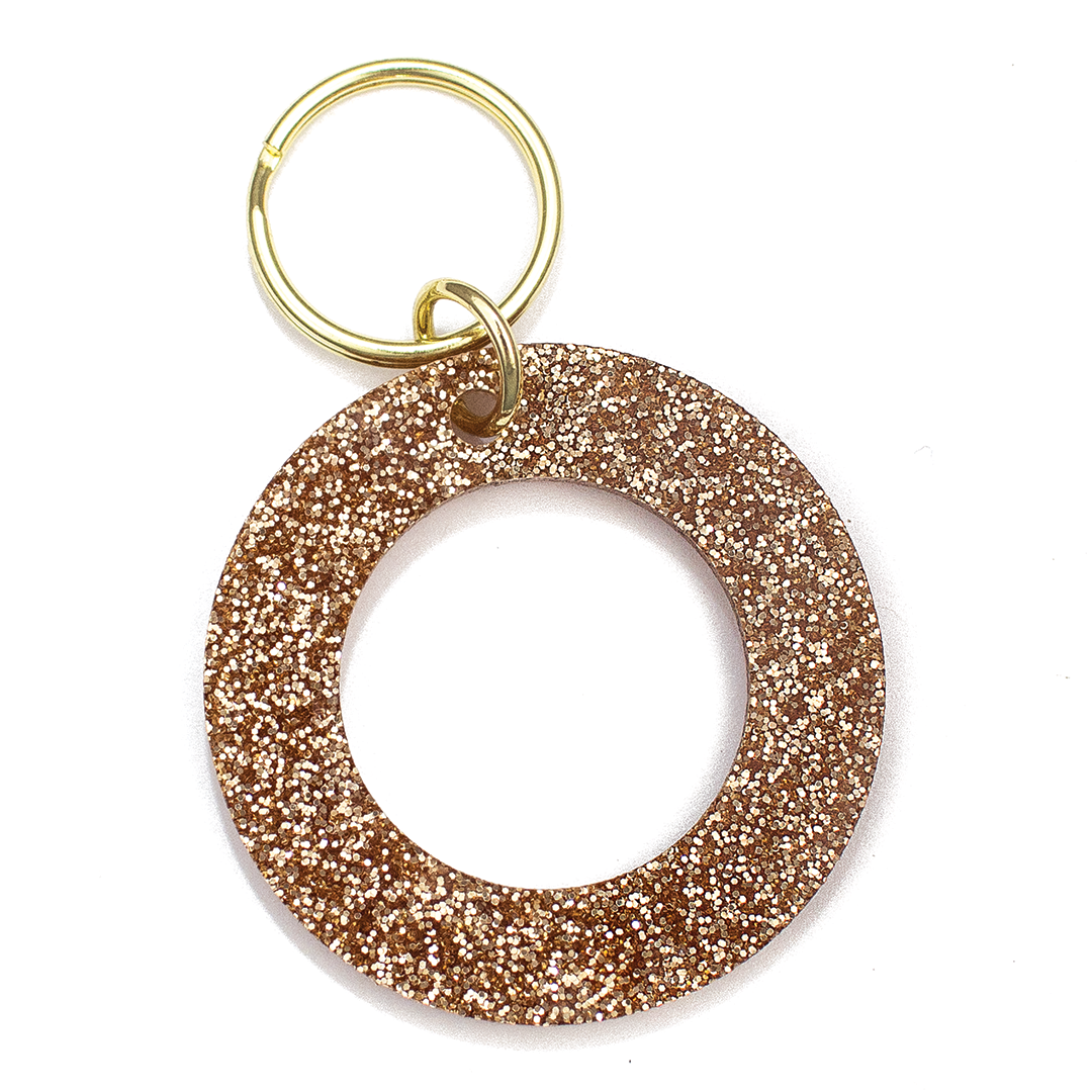 Glitter Letter Keychains - A-Z
