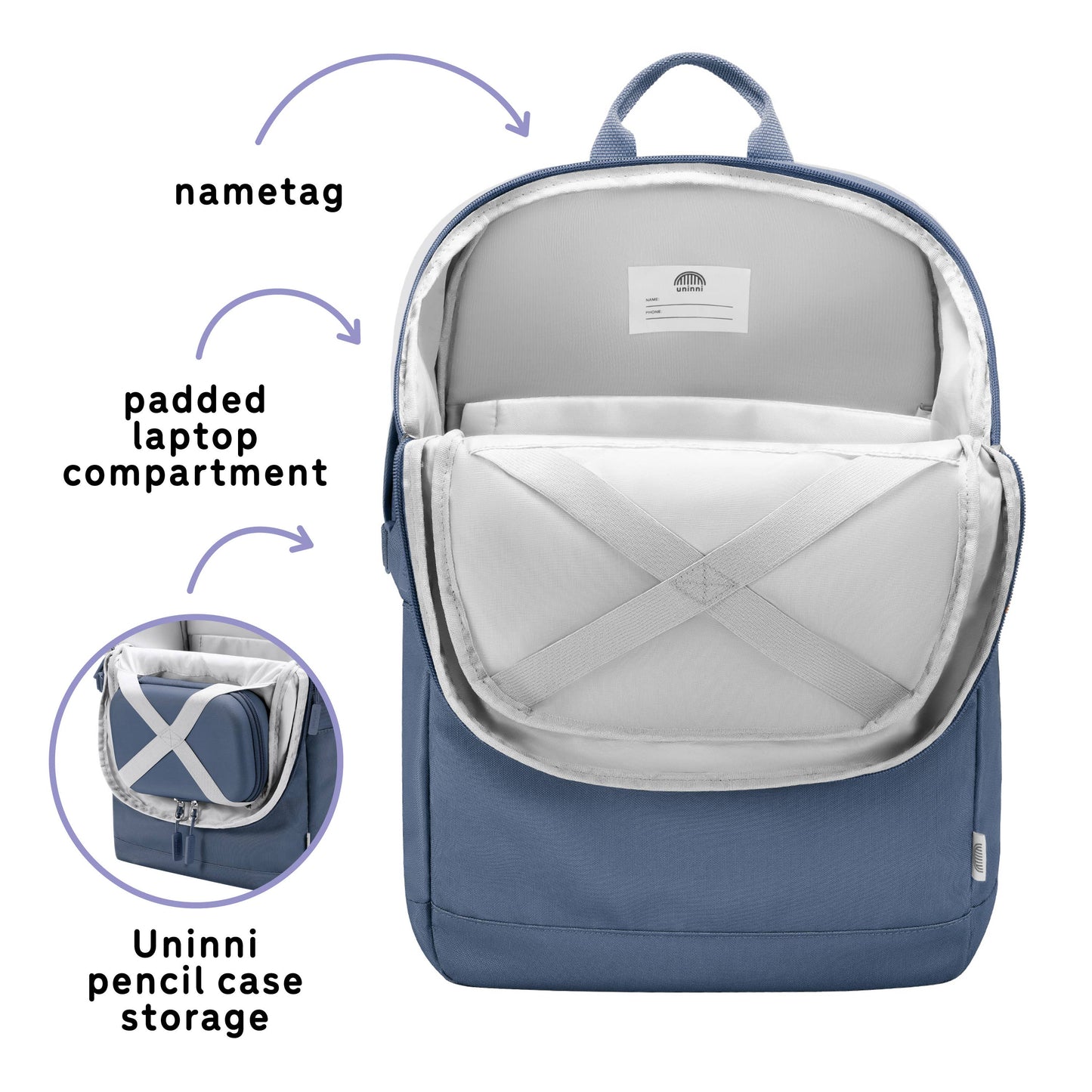 Navy Bailey Backpack