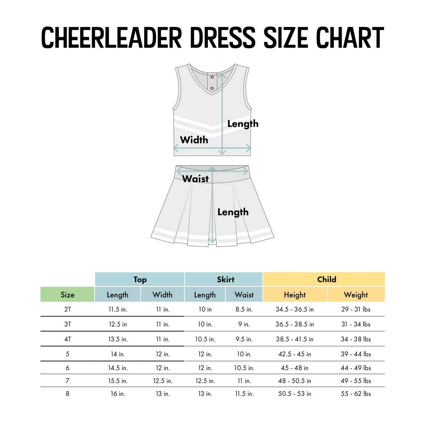 Michigan 3-Piece Cheer Set