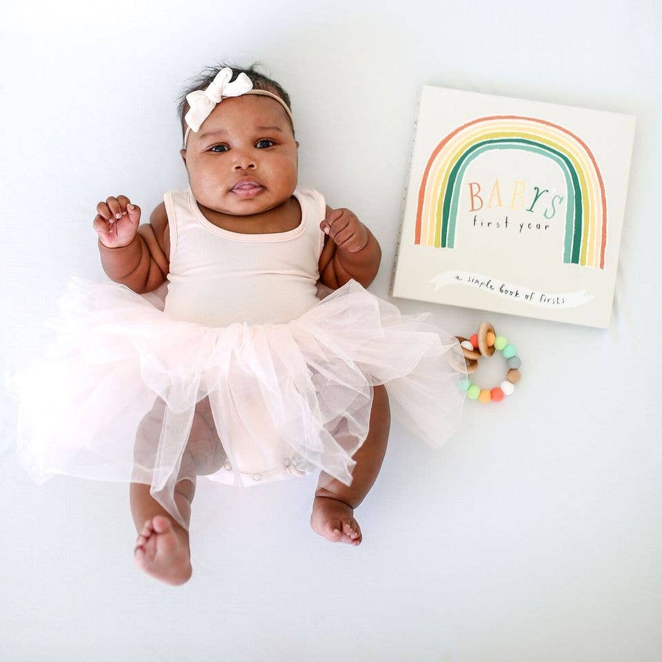 Gift for Newborn: Little Rainbow Baby Memory Book | First Year Keepsake