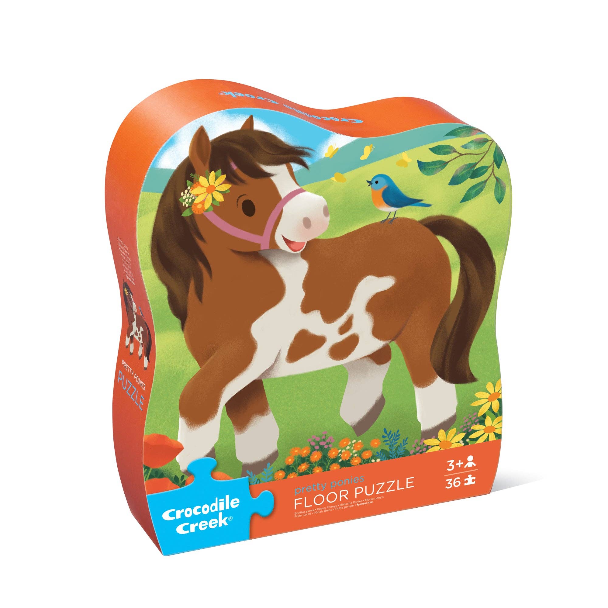 36-Piece Shaped Box Puzzle - Pretty Ponies
