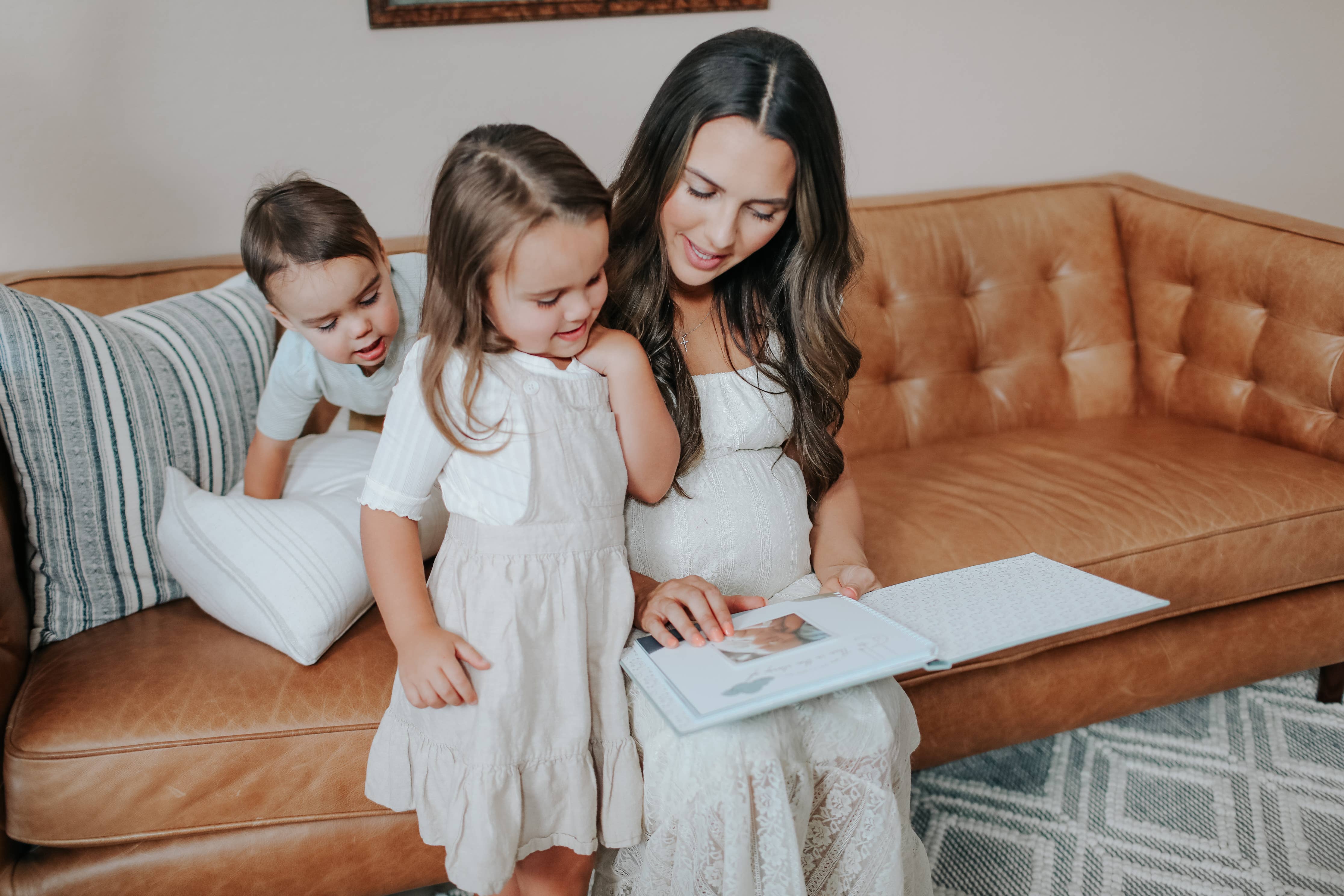 Baby Memory Book - Celestial Skies First Year Keepsake | Lucy Darling