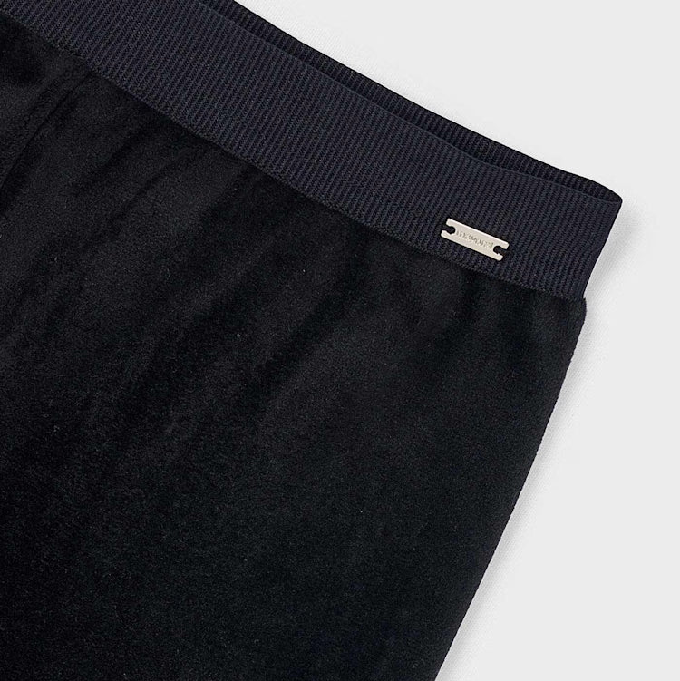 Black Velvet Leggings (Kids)