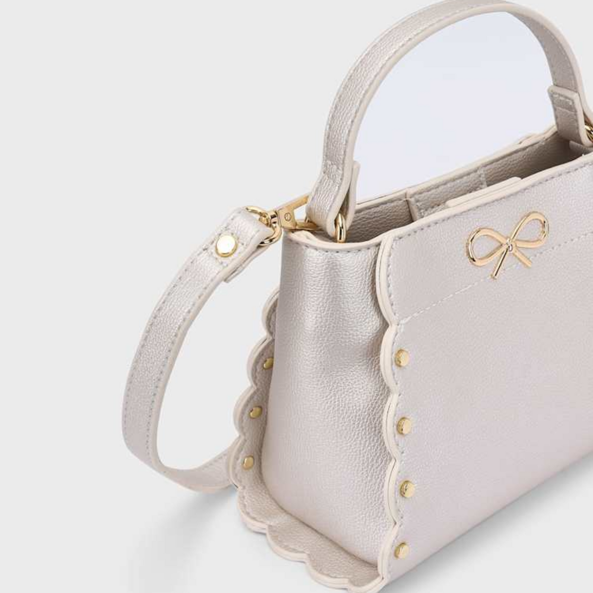 Champagne Scalloped Bag