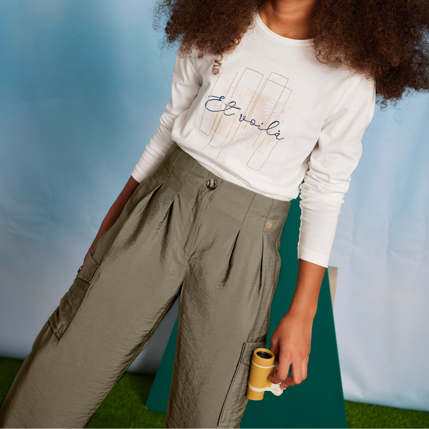 Moss Loose Cargo Pants