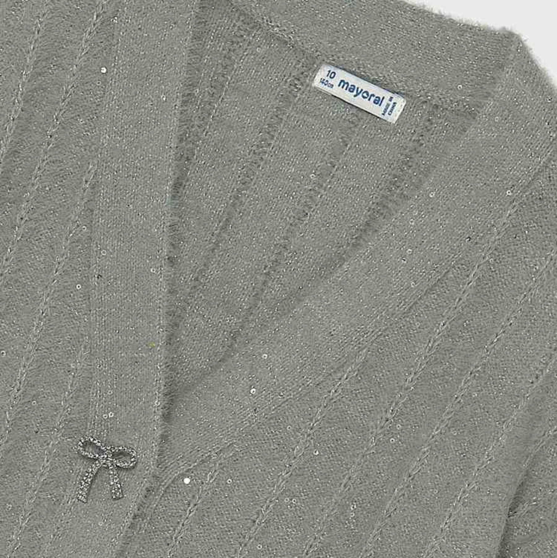 Steel Sequins Knit Cardigan
