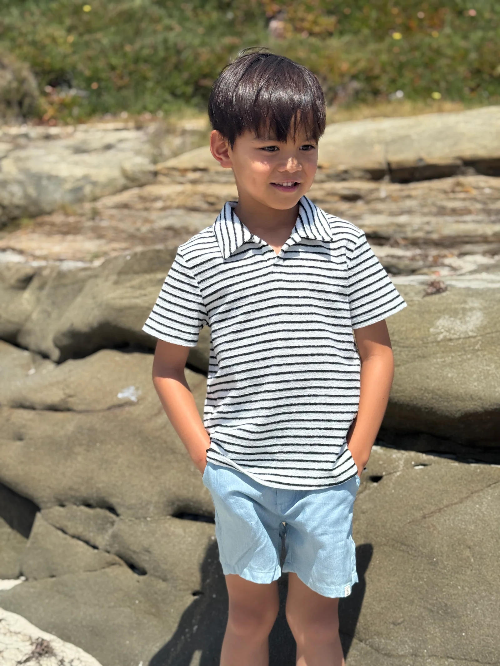 Pale Blue Hugo Boy Shorts