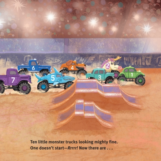 10 Little Monster Trucks
