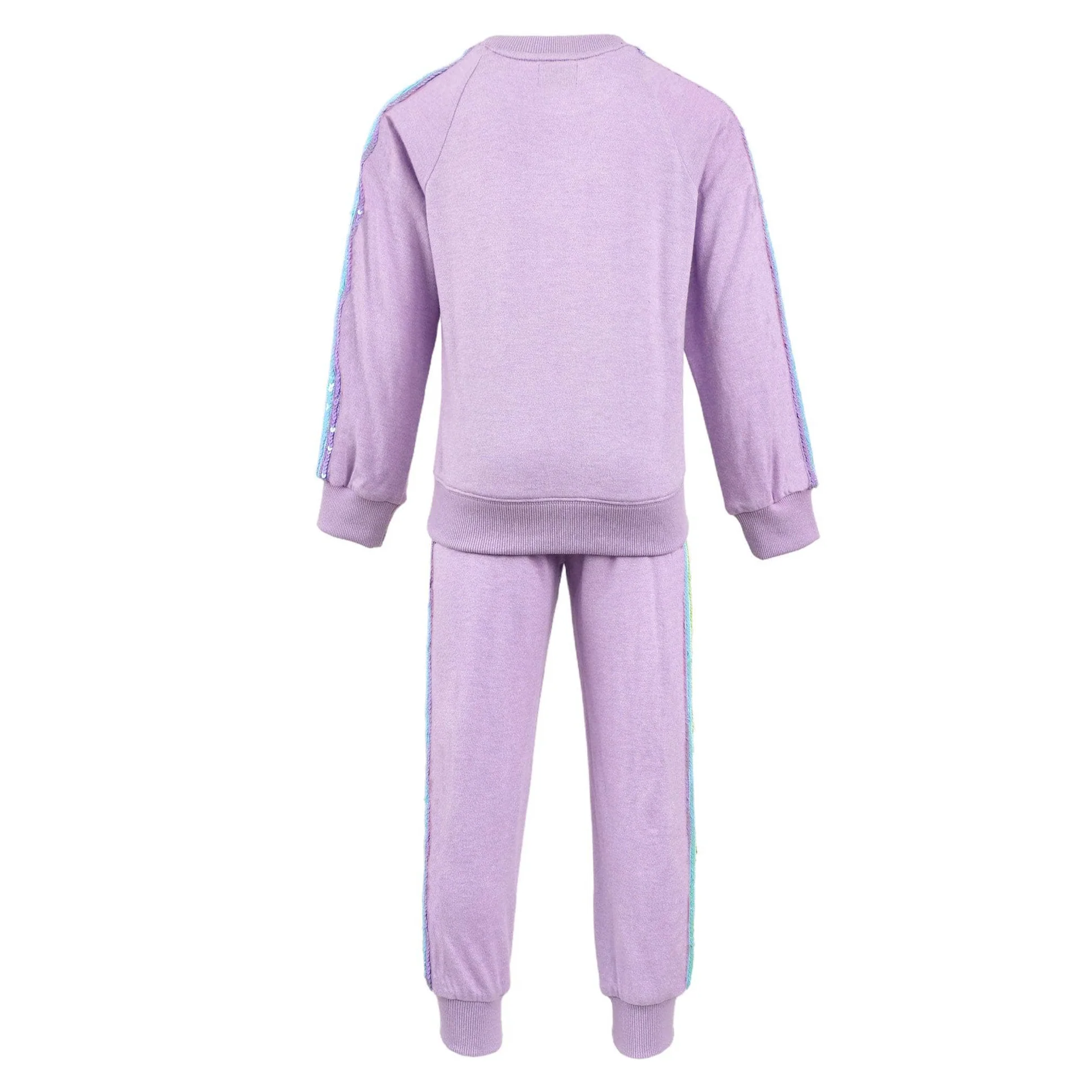 Lavender Rainbow Sequin Set