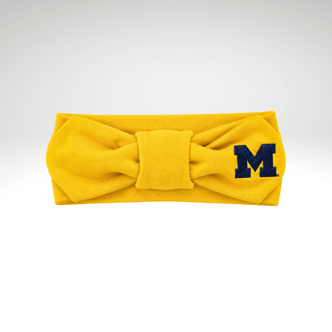 Block M Solid Yellow Hair Knot