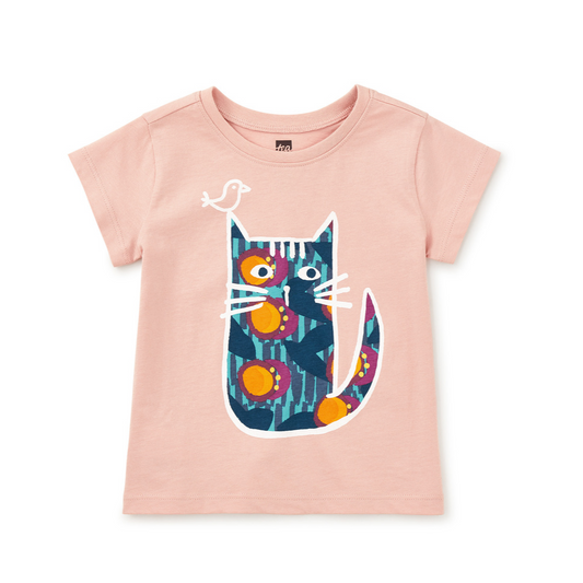 Passion Fruit Cat Graphic Baby Tee