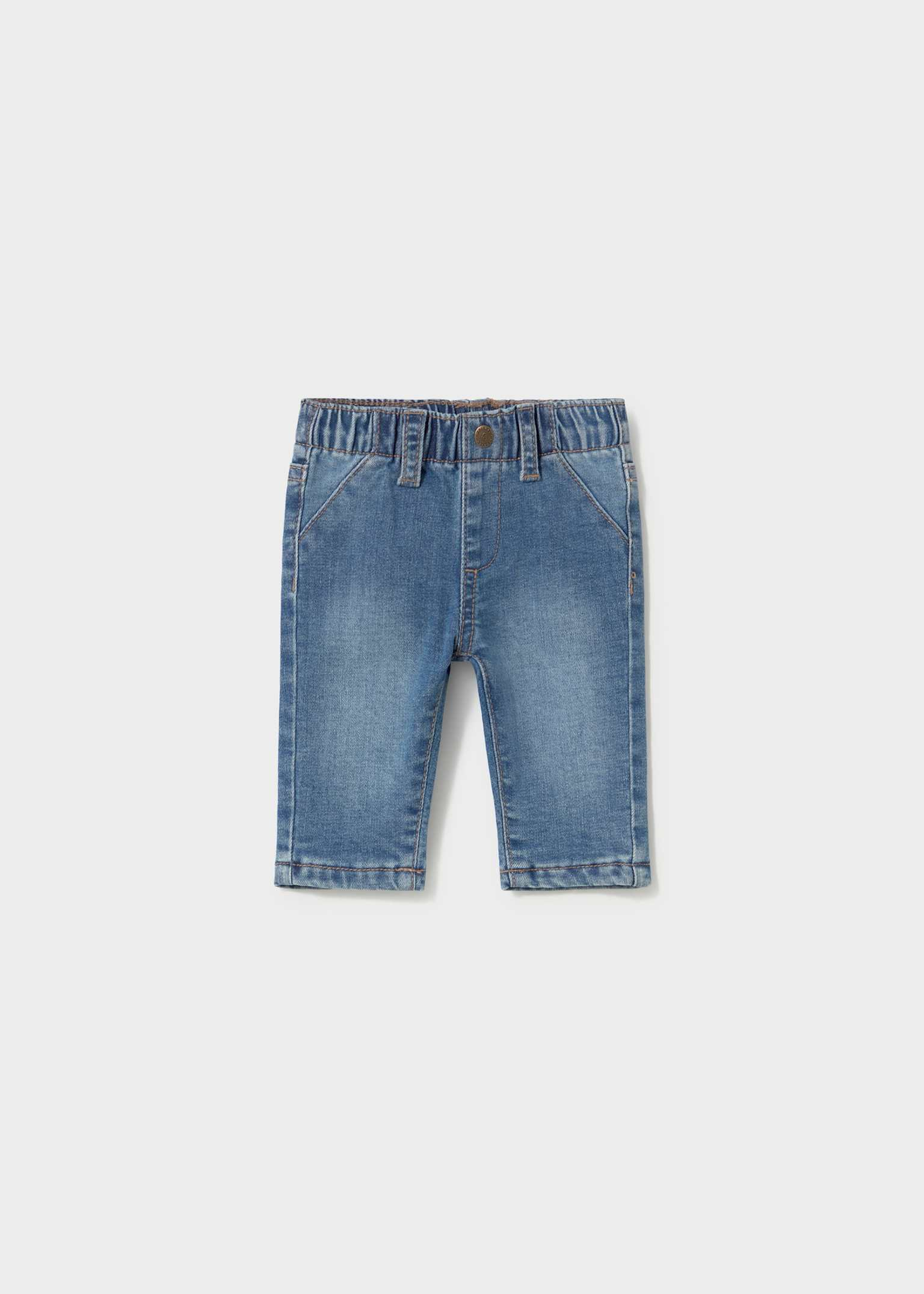 Baby Basic Blue Pull On Jean
