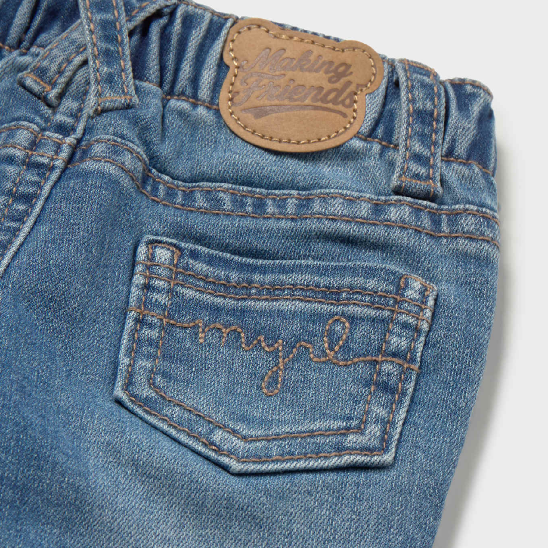 Baby Basic Blue Pull On Jean