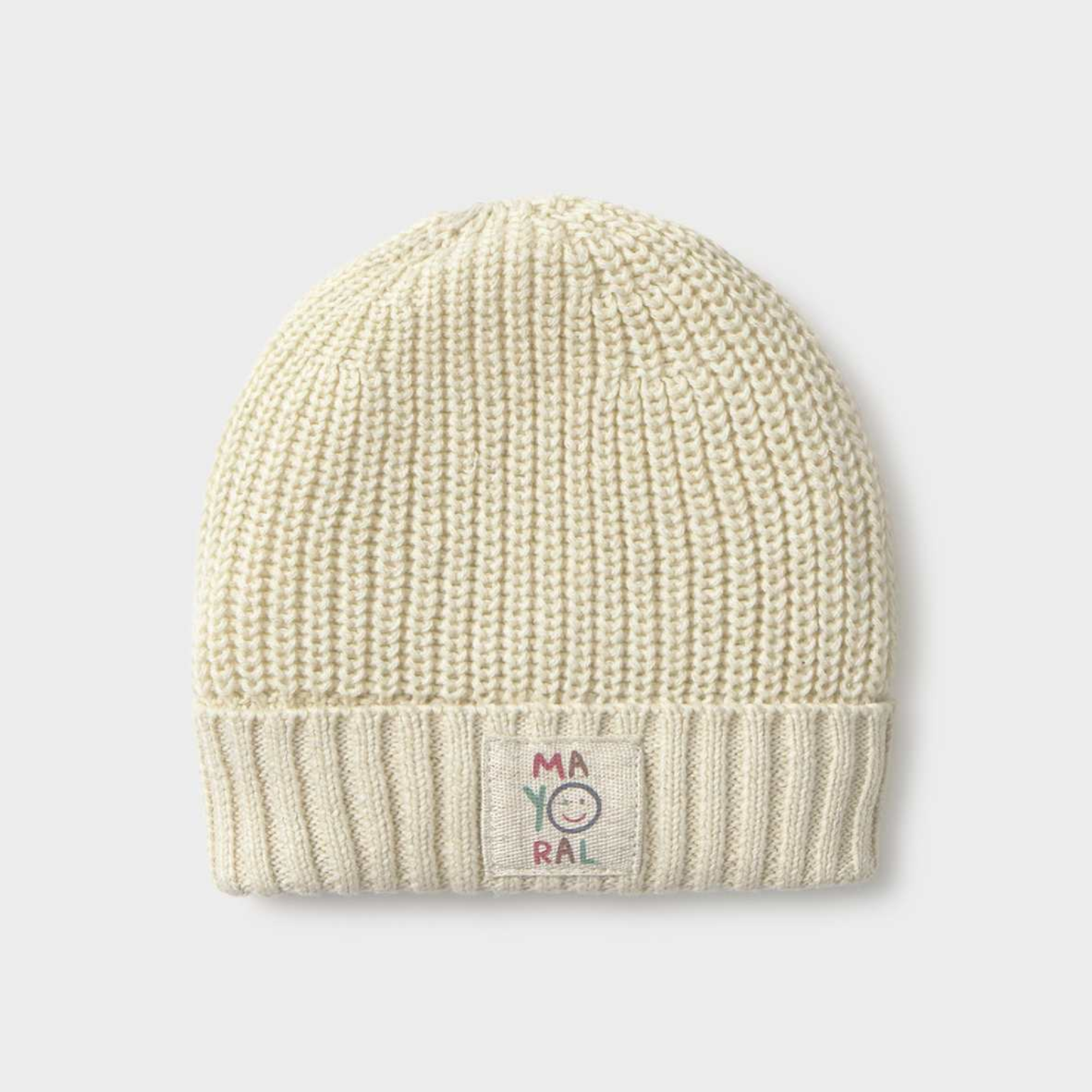 Talc White Knit Cap