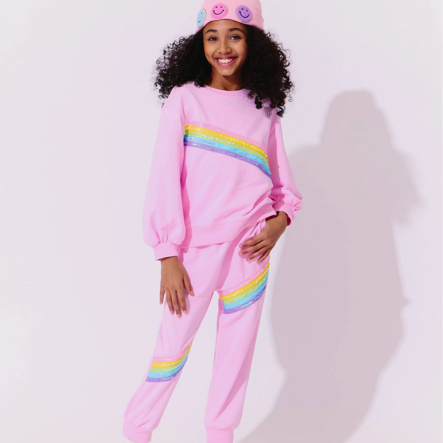 Pink Rainbow Stripe Set