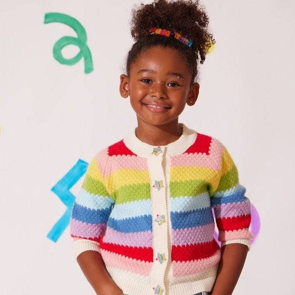 Rainbow Bright Knit Cardigan