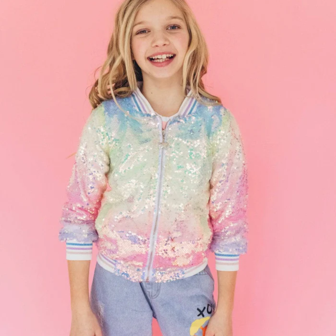 Icy Ombre Sequin Jacket
