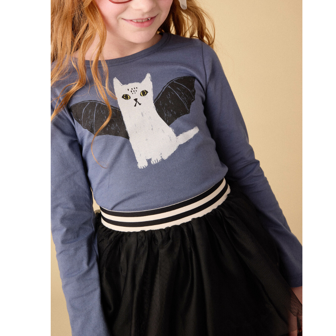 Jet Black Tulle Skirt