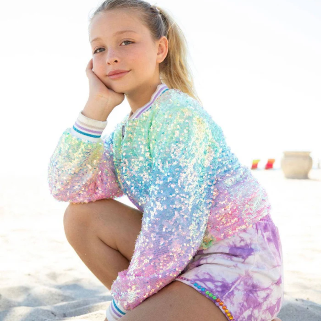 Icy Ombre Sequin Jacket