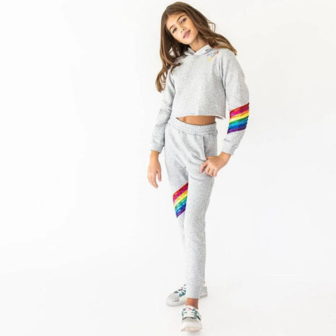 You are Amazing Sequin Jogger Set