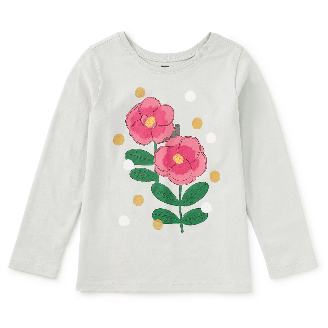 Golden Flowers Graphic Tee