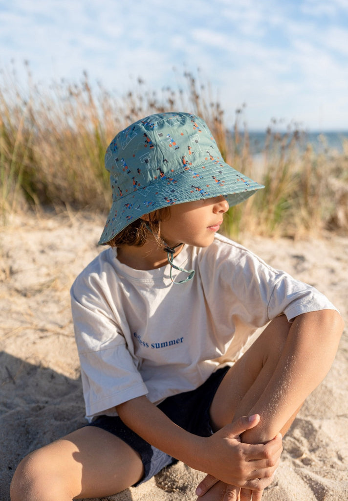 Shooting Hoops Wide Brim Bucket Hat