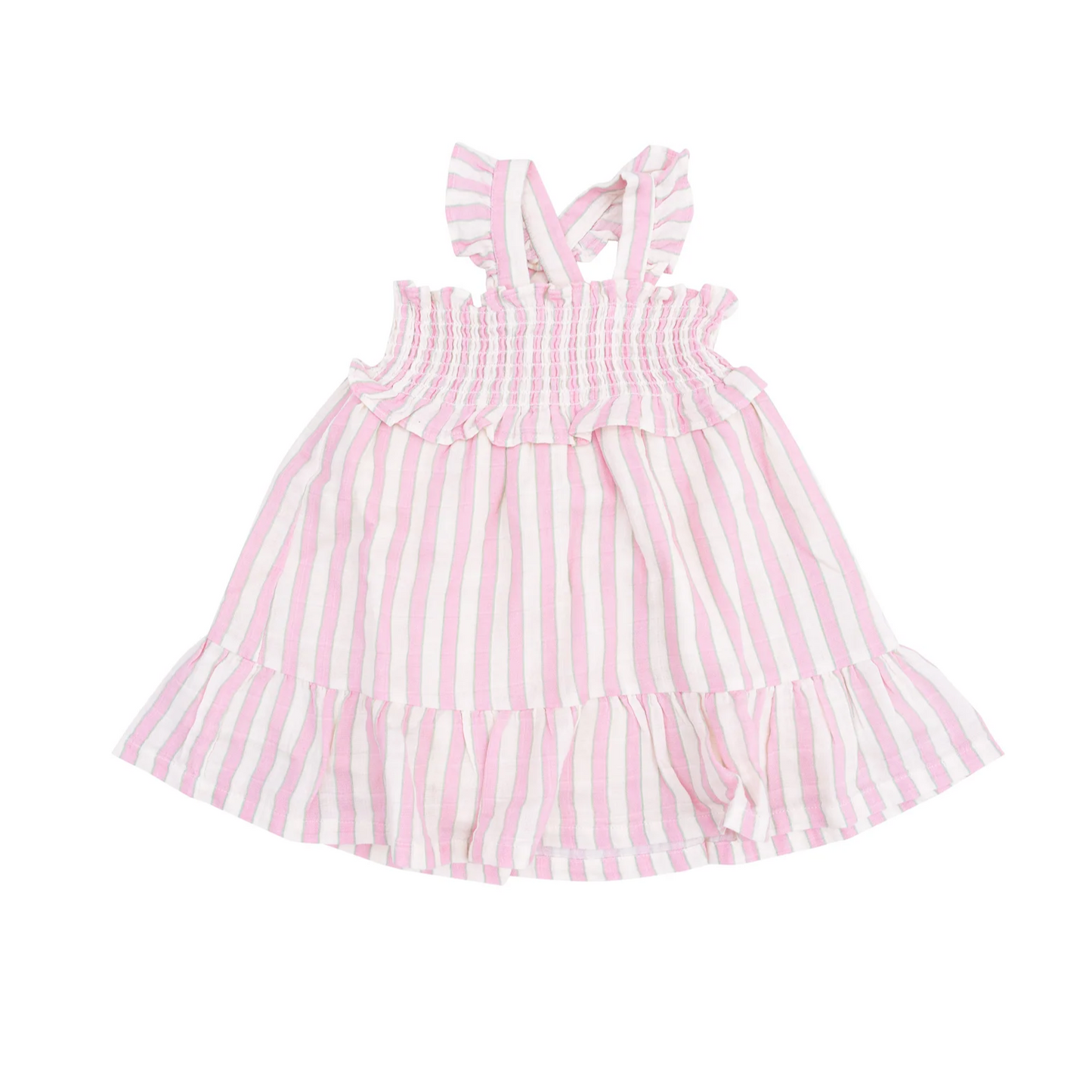 Candy Stripe Smocked Ruffle Sundress