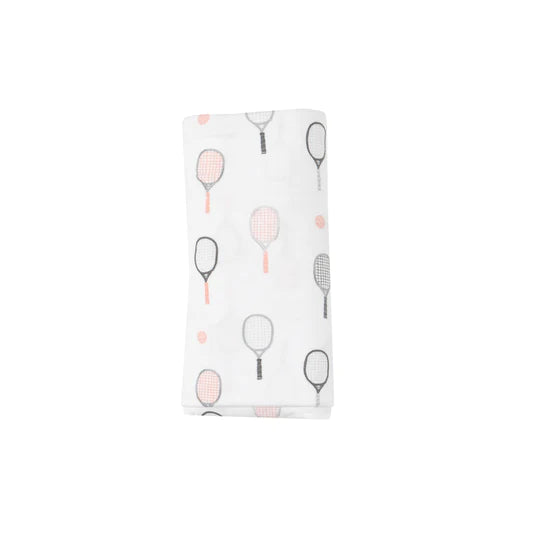 Tennis Pink Swaddle Blanket