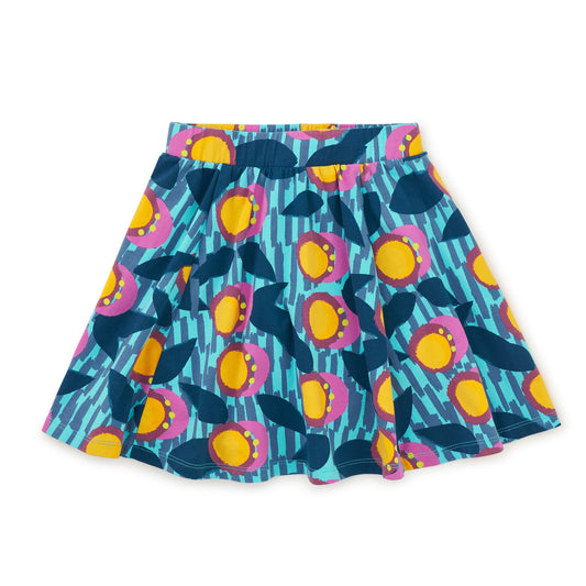 Passion Fruit Wax Print Twirl Skirt