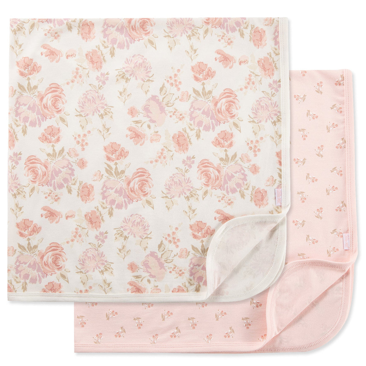 Fabulous Floral Receiving Blanket