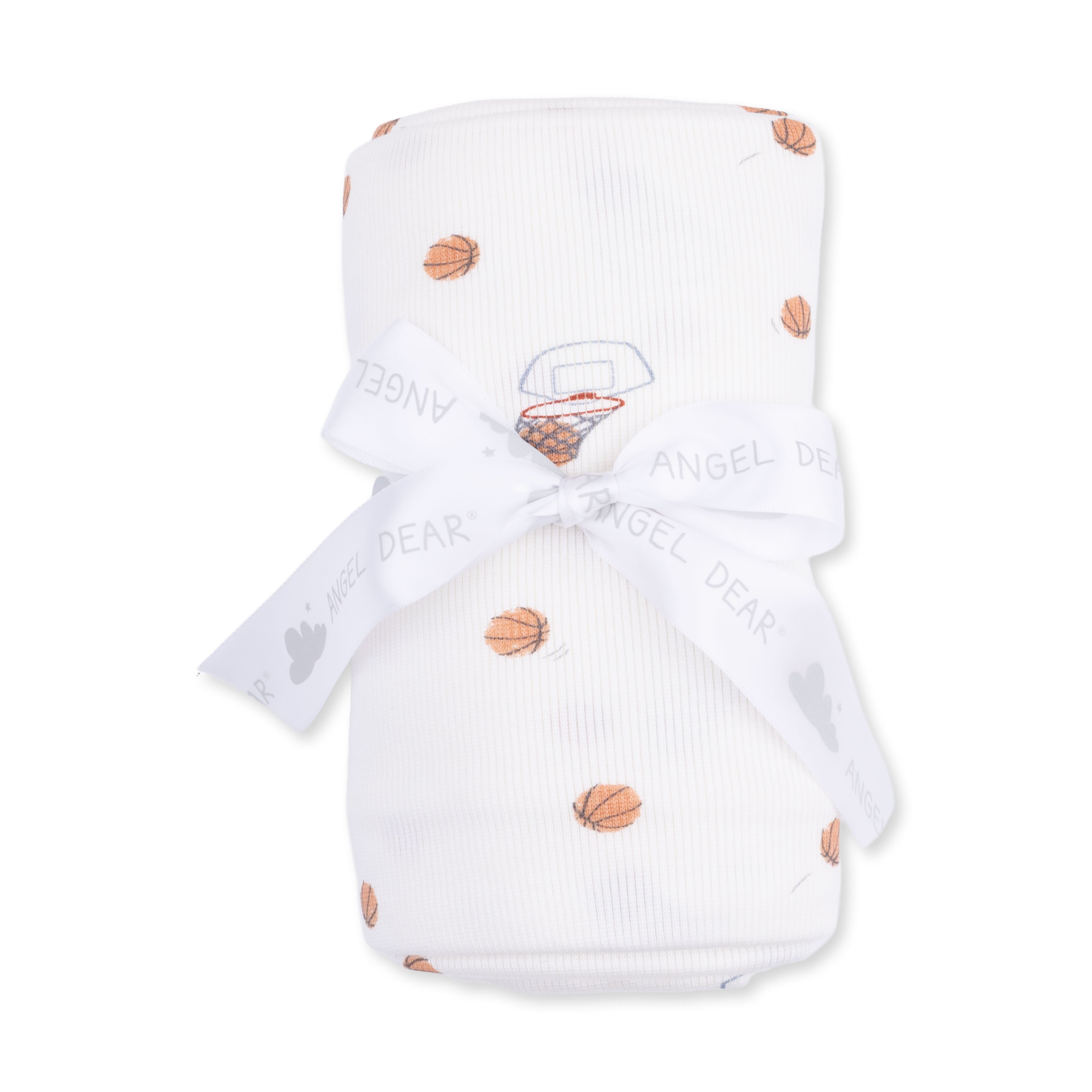 Mini Basketballs Swaddle Blanket