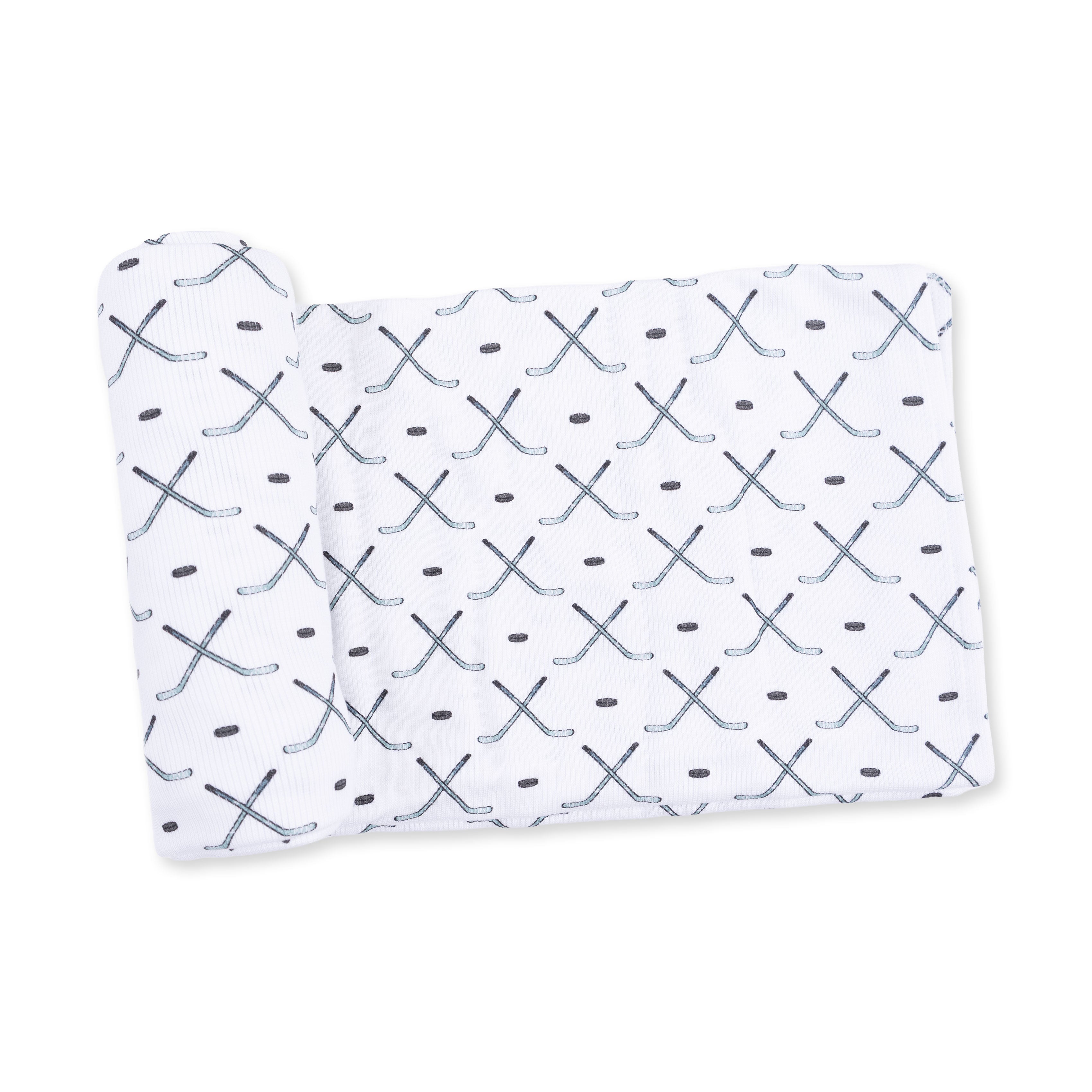 Simple Hockey Swaddle Blanket