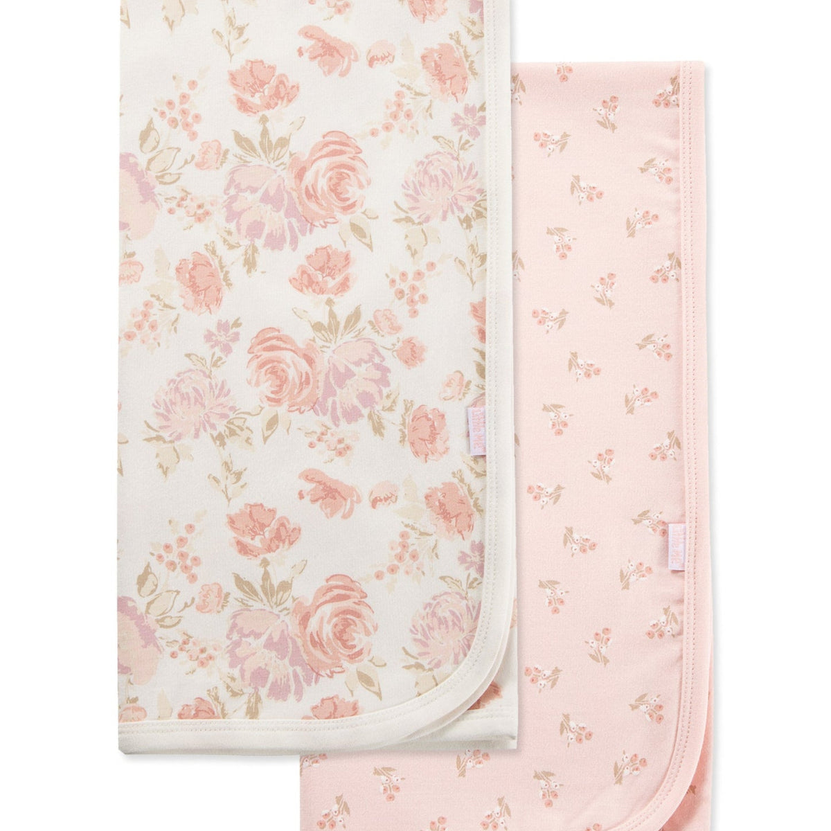Fabulous Floral Receiving Blanket