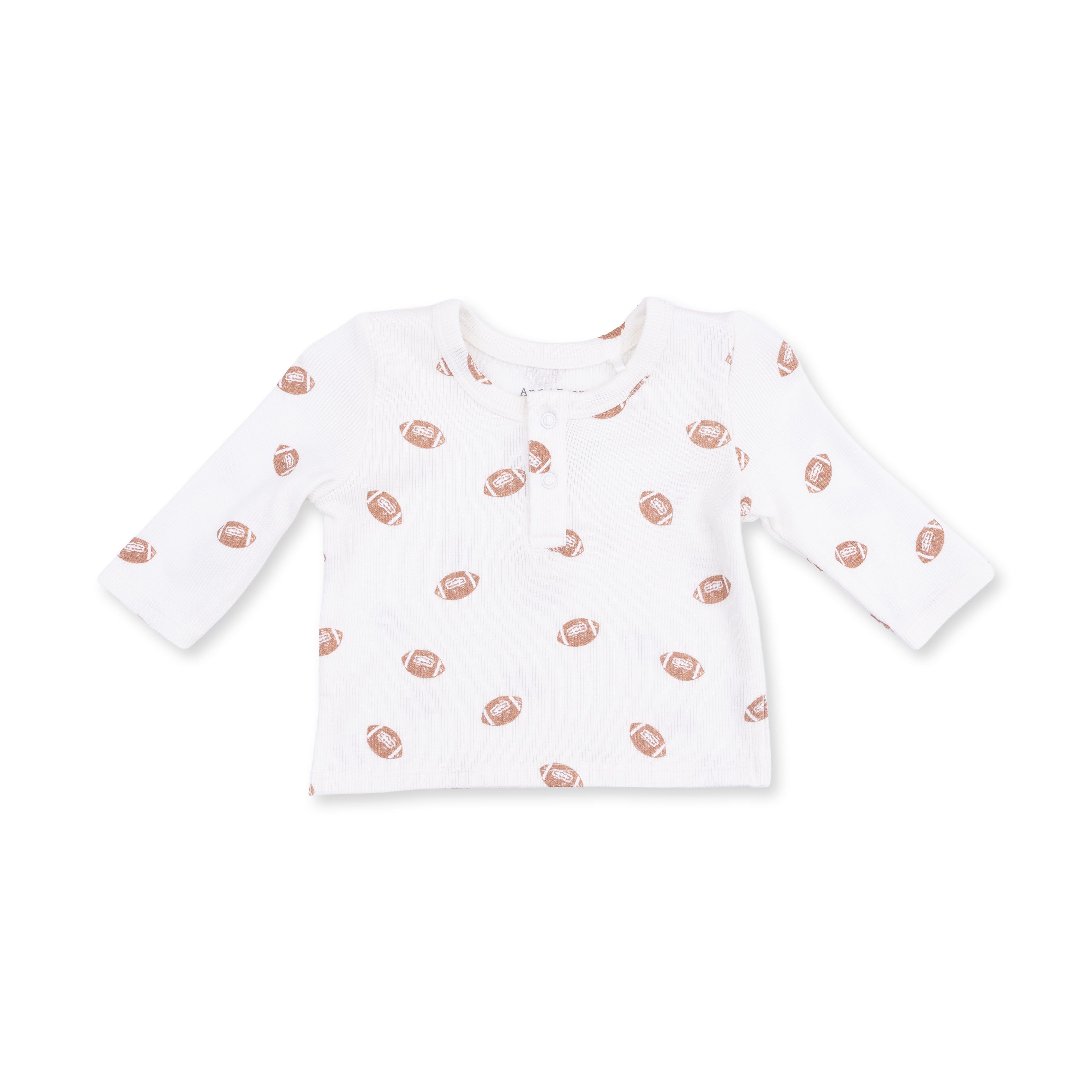 Mini Footballs Long Sleeve Henley Play Set