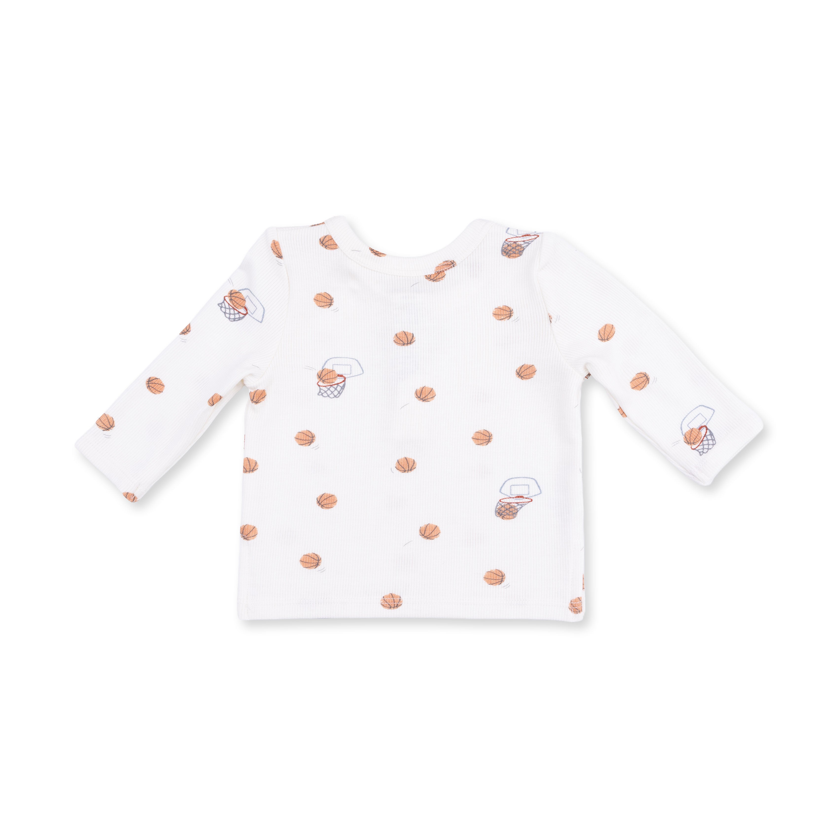 Mini Basketballs Long Sleeve Henley Play Set