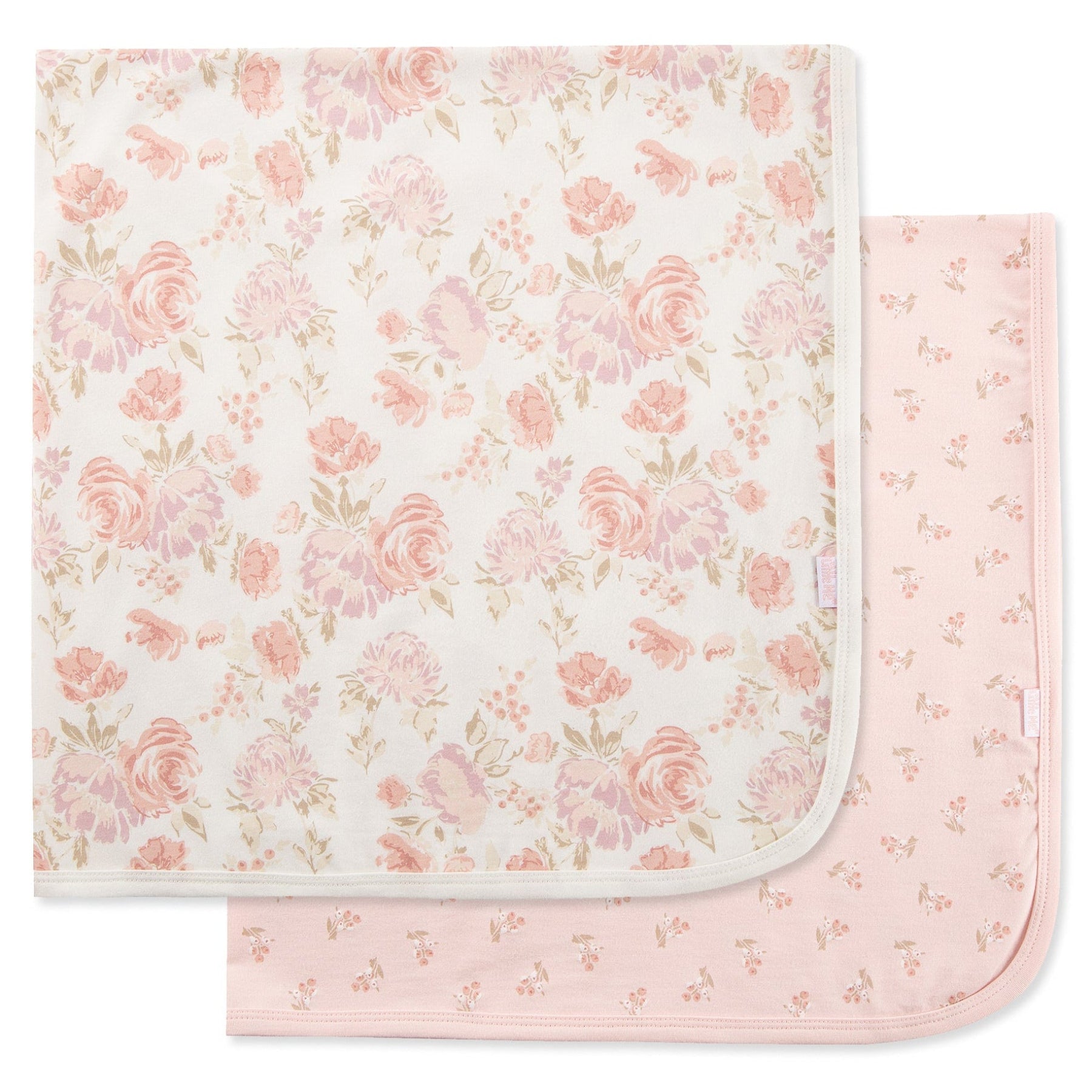 Fabulous Floral Receiving Blanket