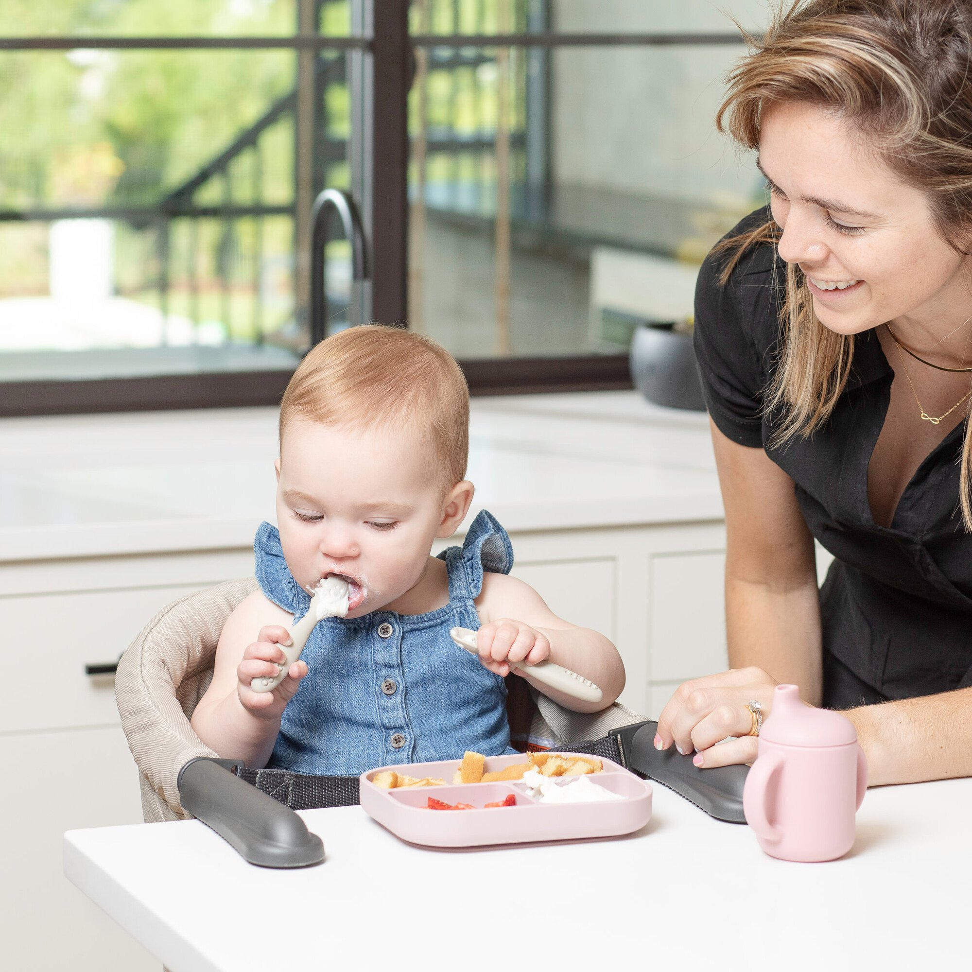 Purple Meadow Little Bites Set