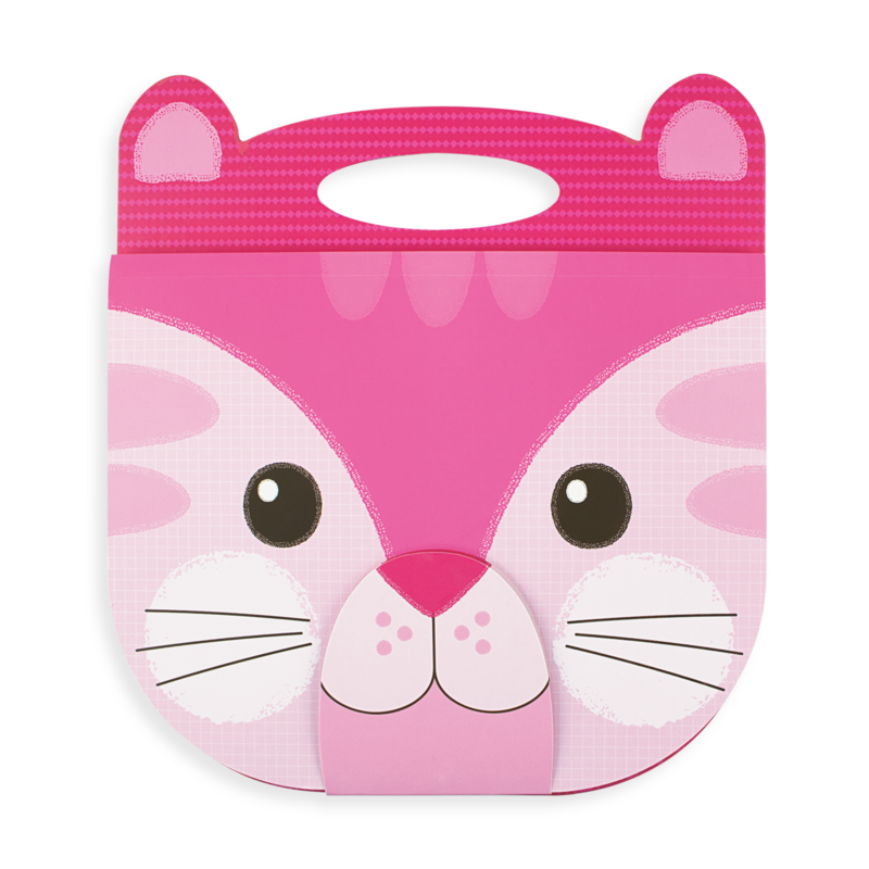 pink cat sketchbook