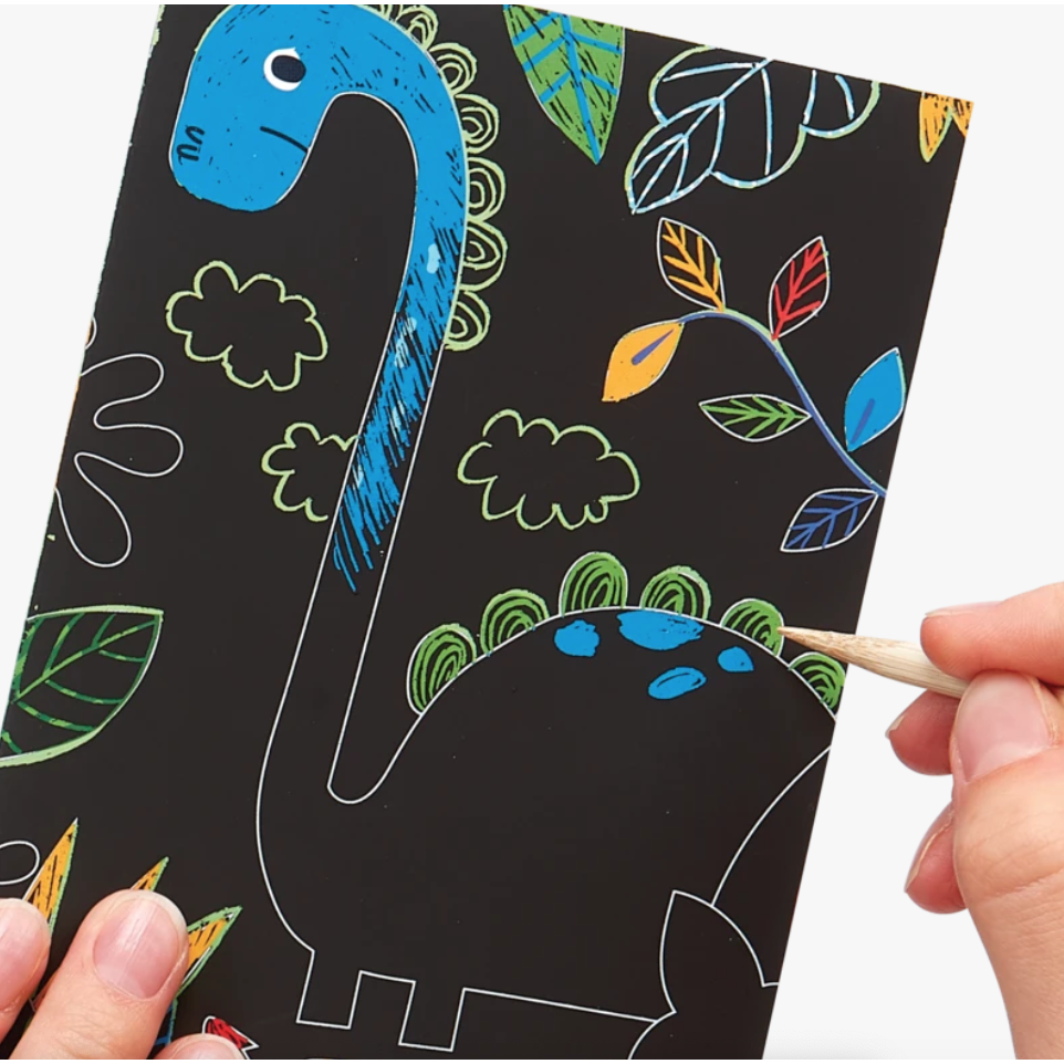 Mini Scratch and Scribble Art Kit Dino Days