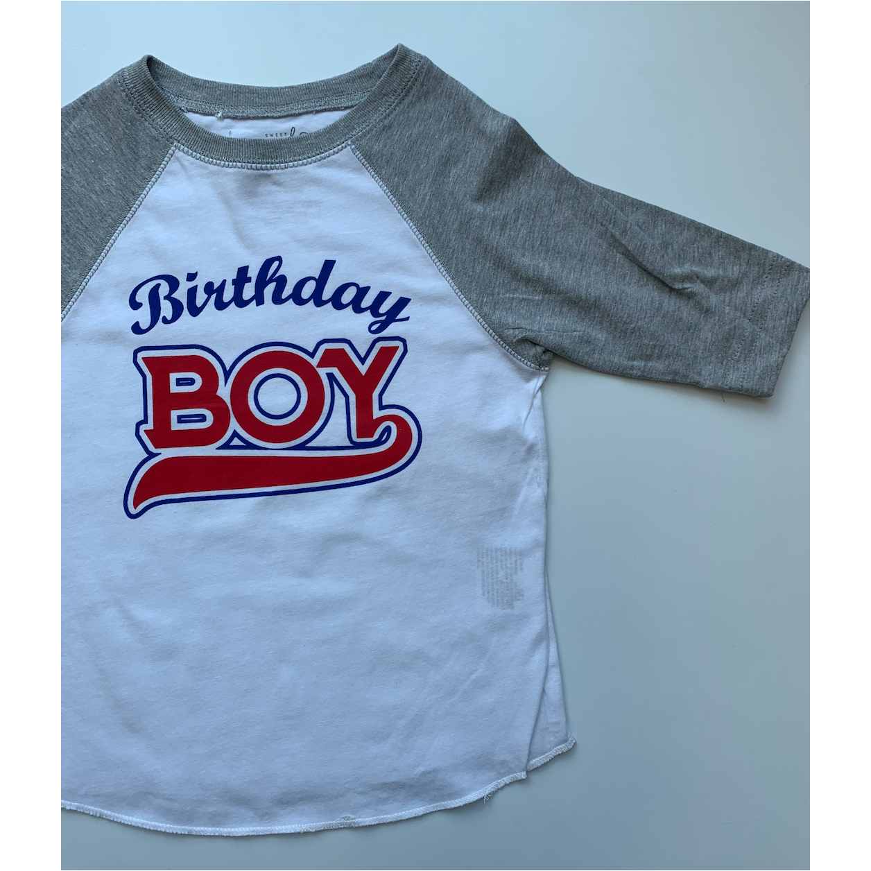 Birthday Boy Baseball Tee